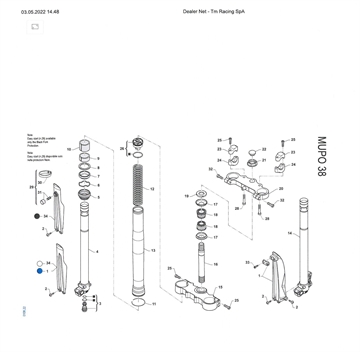 Forgaffel MUPO 38